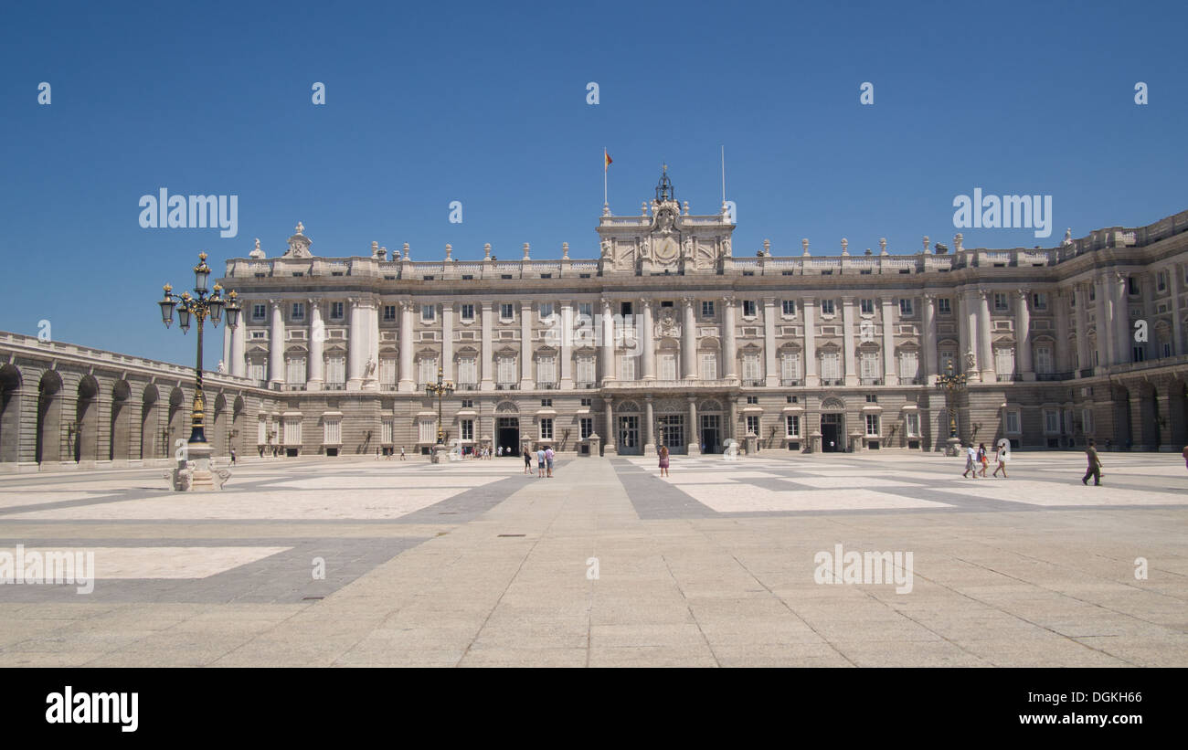 Plaza de la Armeria, Royal Palace, Madrid, Capital City of Spain Stock  Photo - Alamy