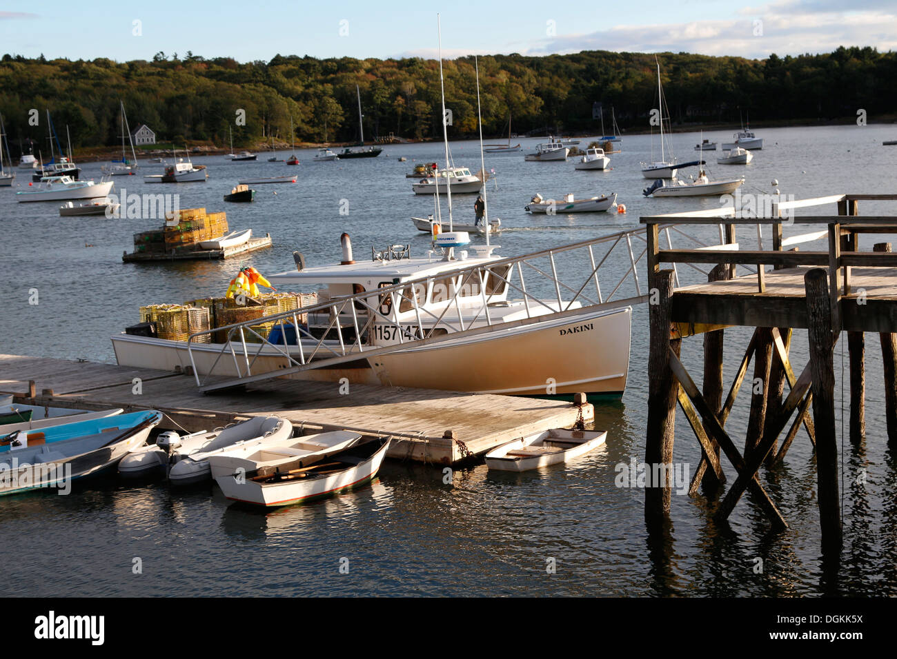 New Harbor, Maine Stock Photo Alamy