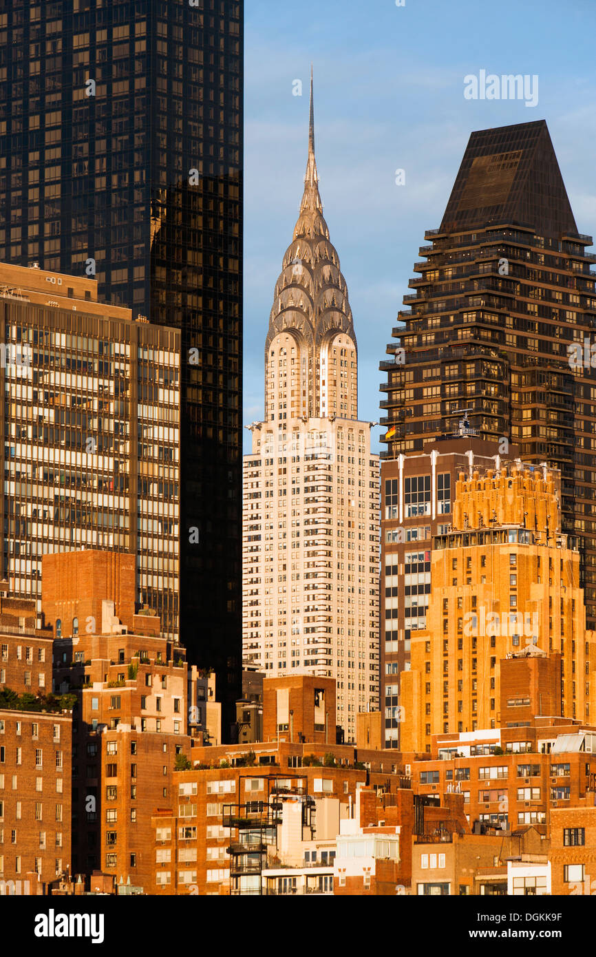 USA, New York State, New York City, Manhattan, Chrysler Building Stock Photo