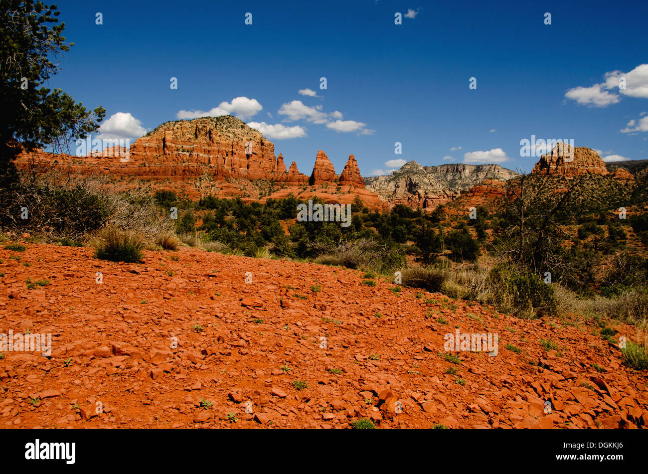 USA, Arizona, Sedona, View of desert and red rocks Stock Photo - Alamy