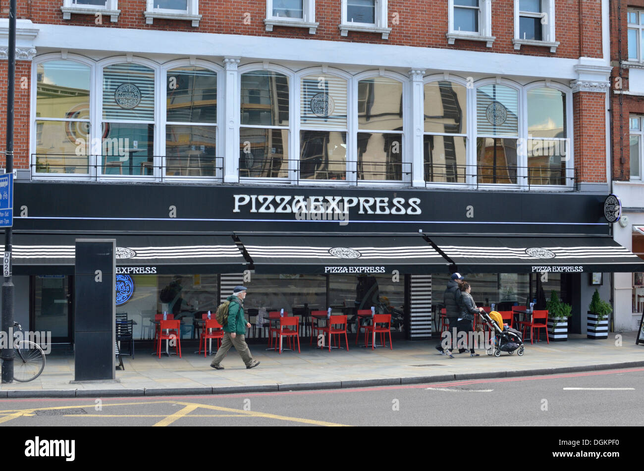Pizza Express on Upper Street. Stock Photo