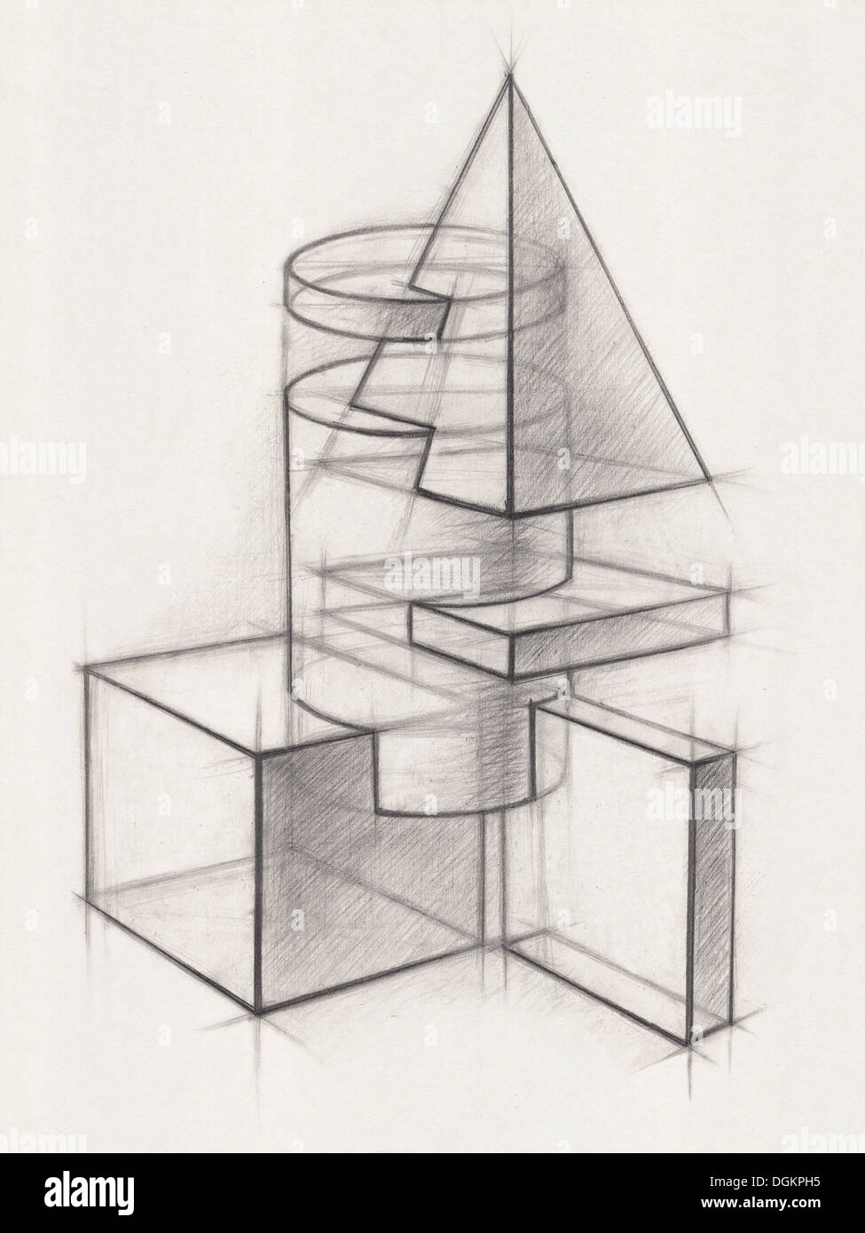 OC] simple geometric face : r/drawing