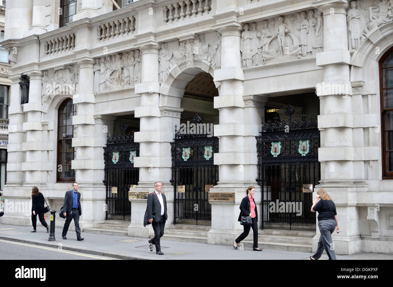 Lloyd's Register of Shipping building in Fenchurch Street. Stock Photo