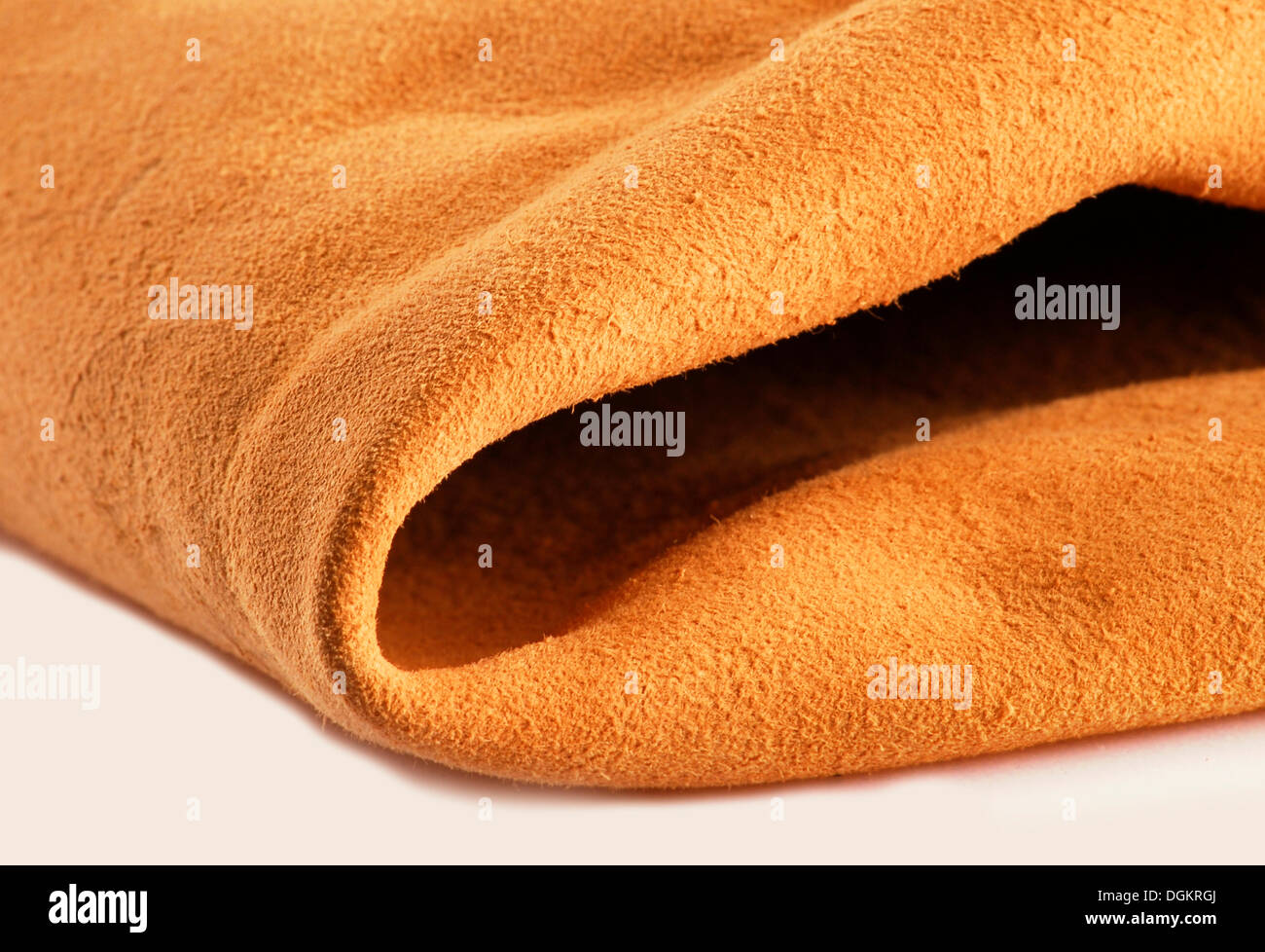 Tanned leather, leather tannery Stock Photo Alamy