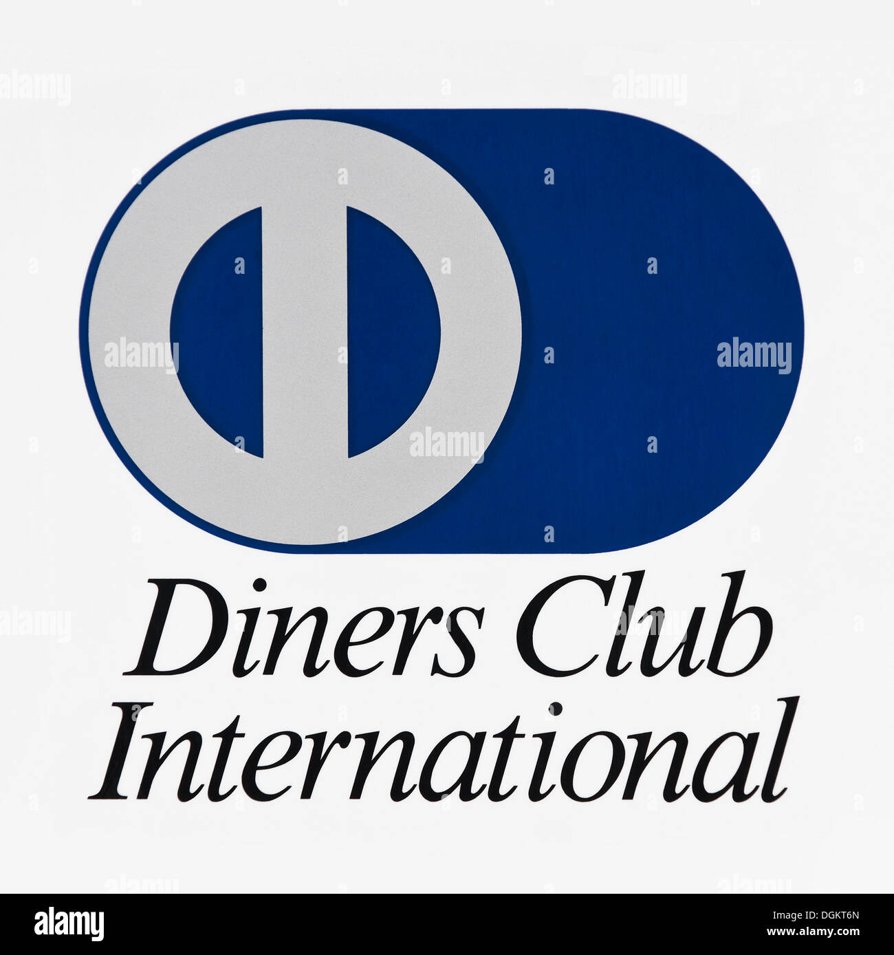 Logo, Diners Club International, credit card company Stock Photo