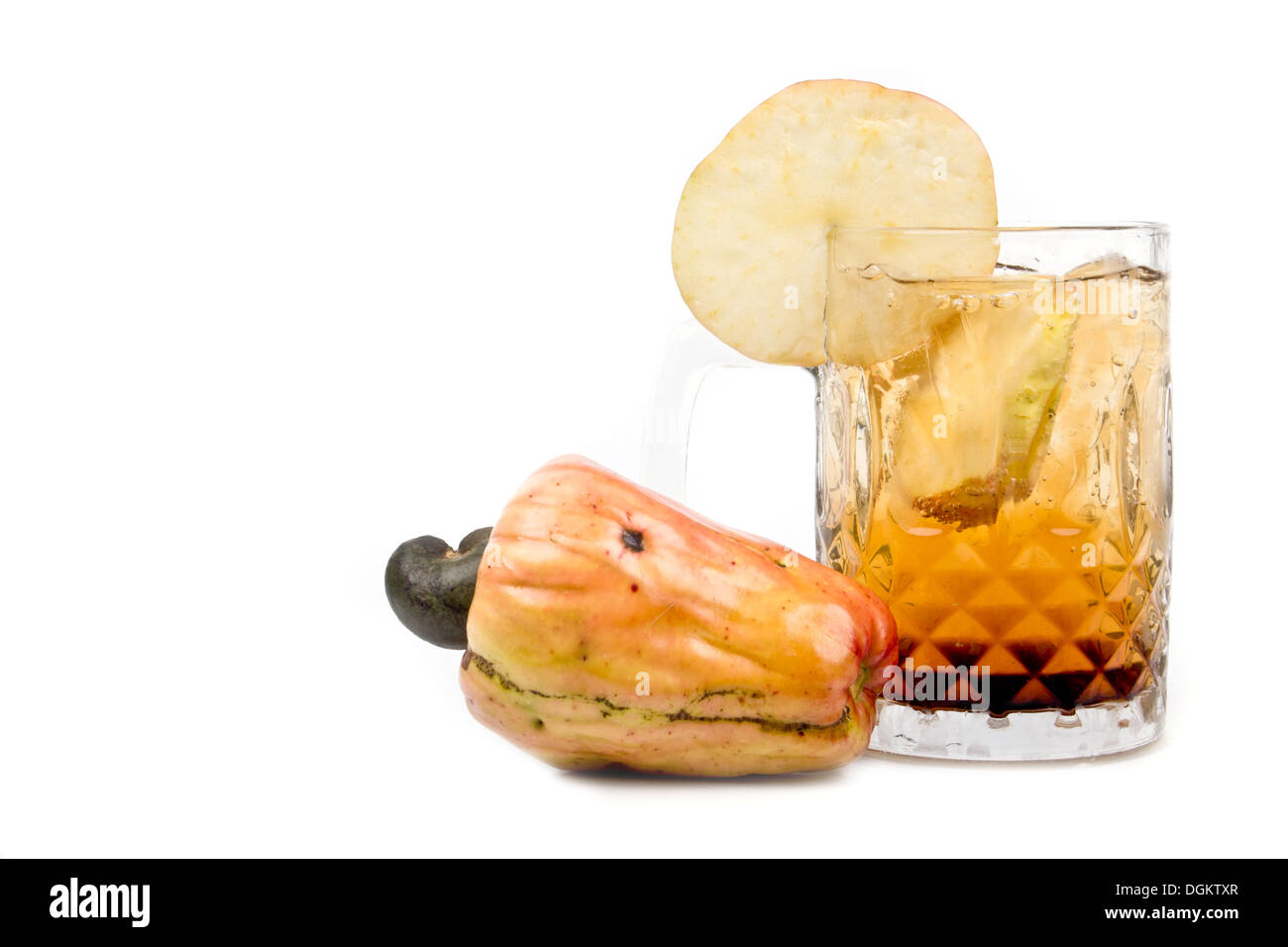cashew apple drink mixed with soda water Stock Photo Alamy