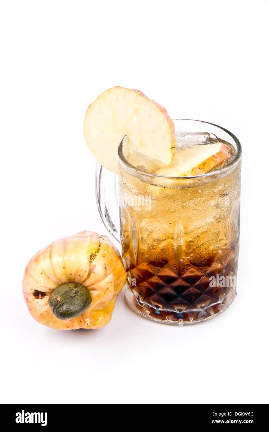 cashew apple drink mixed with soda water Stock Photo Alamy