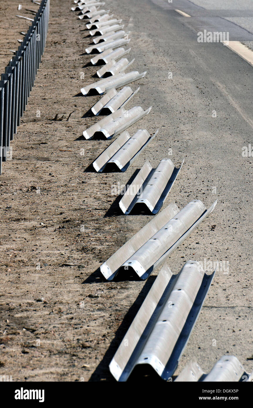 Dismantled street barriers, Hamburg, Hamburg, Hamburg, Germany Stock Photo