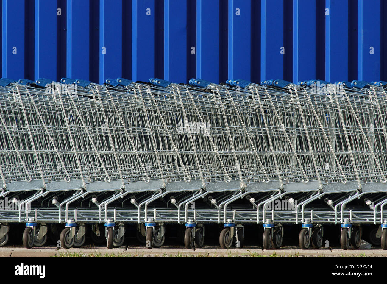 IKEA shopping carts, Hamburg, Hamburg, Germany Stock Photo Alamy