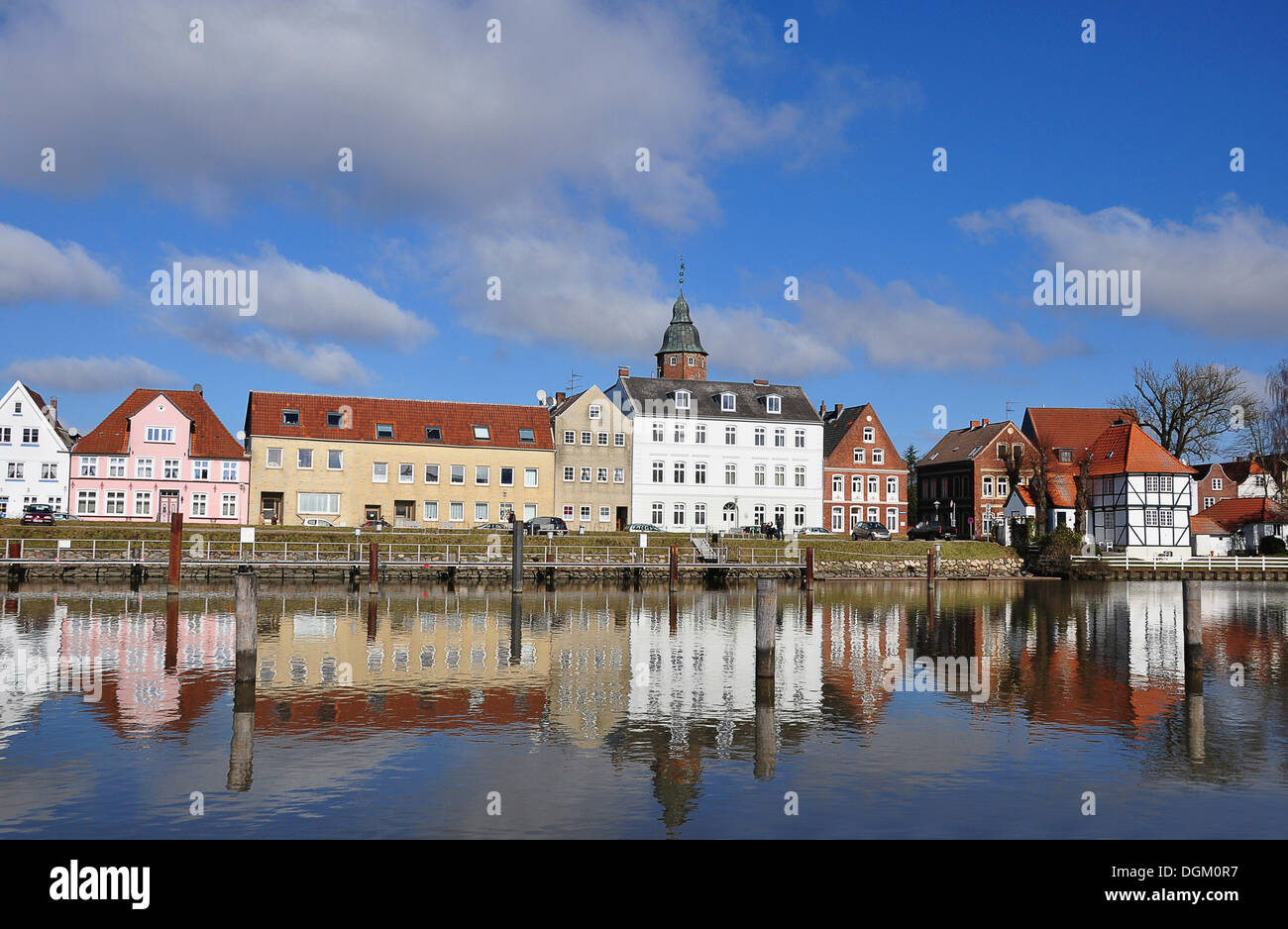 Glueckstadt on the Elbe River, Schleswig-Holstein Stock Photo - Alamy