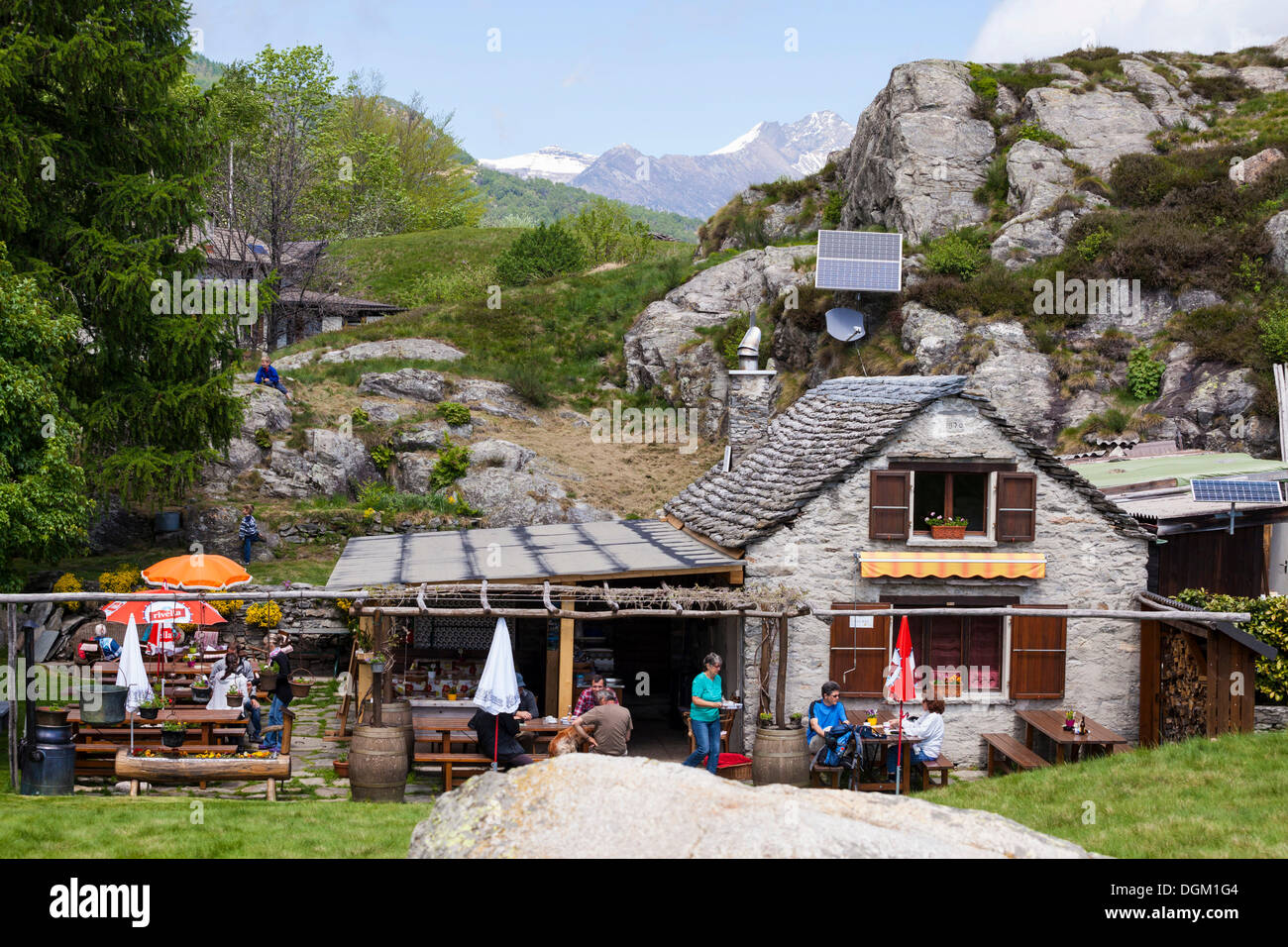 Grotto Monti di Lego on the local mountain of Locarno, Ticino, Switzerland,  Europe Stock Photo - Alamy