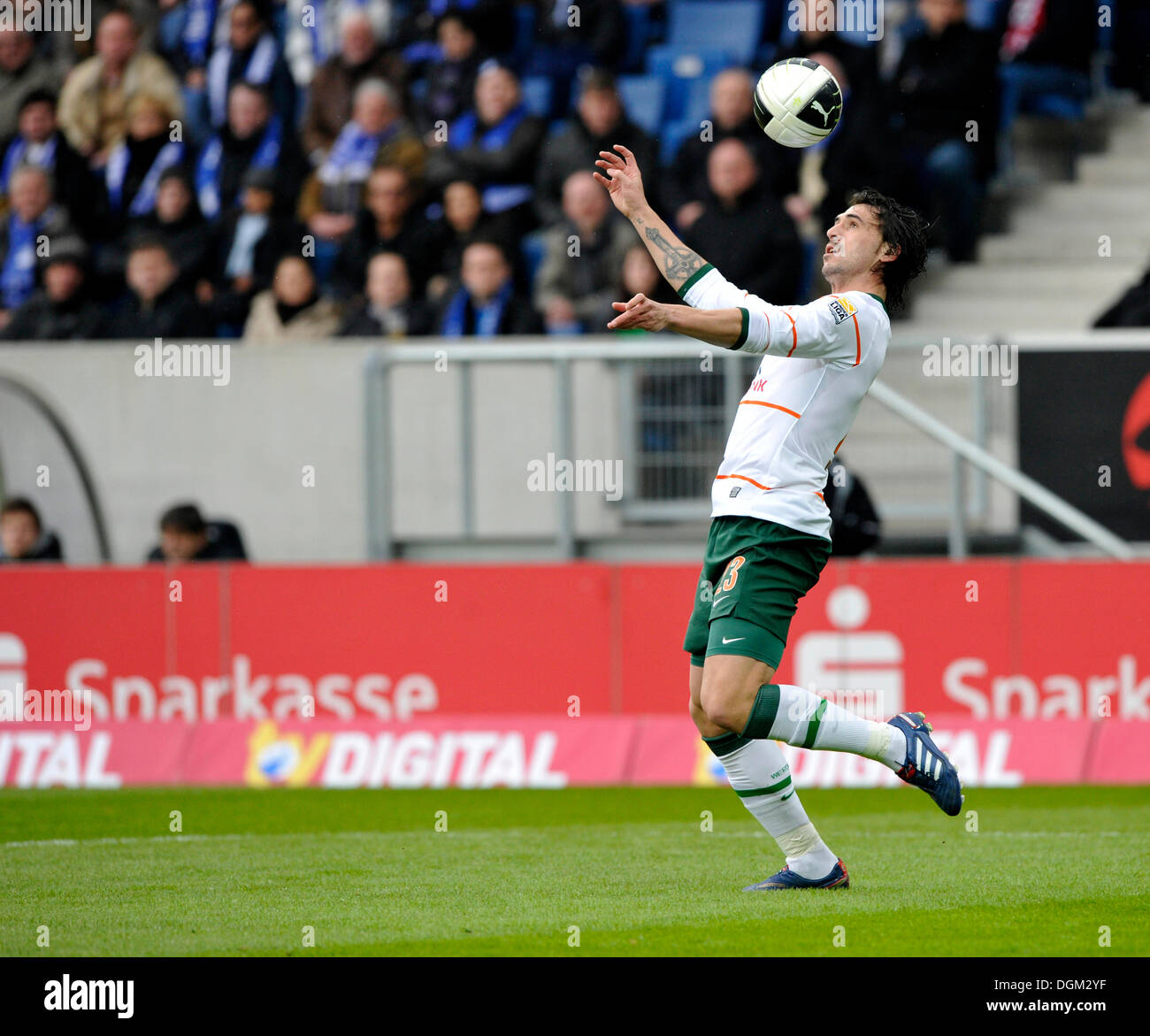 Hugo Almeida, SV Werder Bremen, on the ball Stock Photo