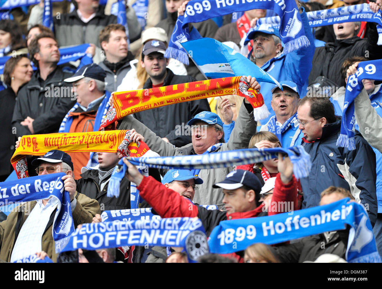 Fans of TSG 1899 Hoffenheim Stock Photo - Alamy