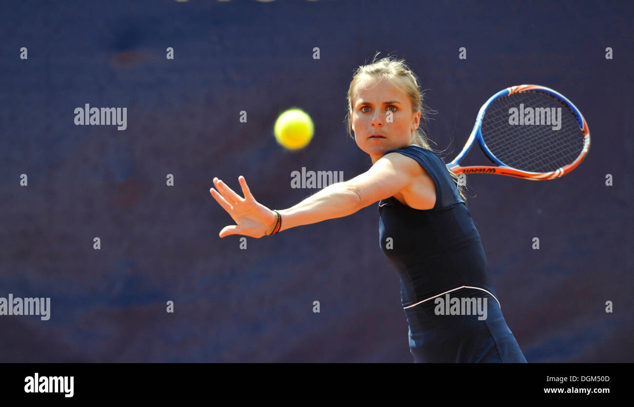 Tennis player Lina STANCIUTE, LIT Stock Photo