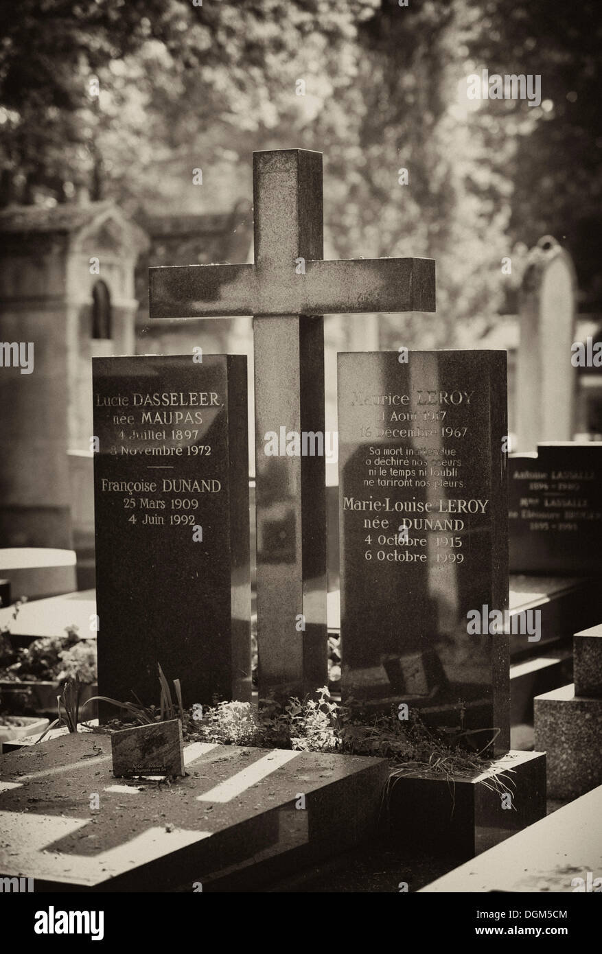 Grave of Maurice Leroy, Cimetière du Père Lachaise Cemetery, Paris, France, Europe, PublicGround Stock Photo