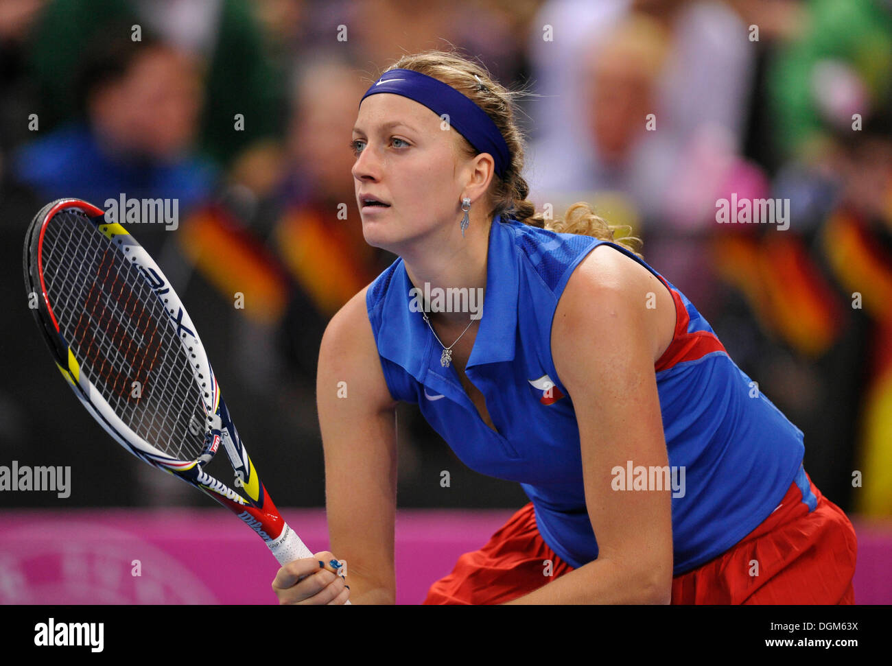 Petra Kvitova, CZE, international tennis match, Germany vs. Czech Republic, FedCup, Federations Cup, World Group 2012 Stock Photo