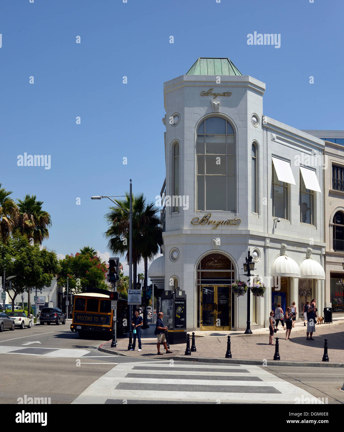 Two Rodeo Drive, Rodeo Drive luxury shopping street, Beverly Hills