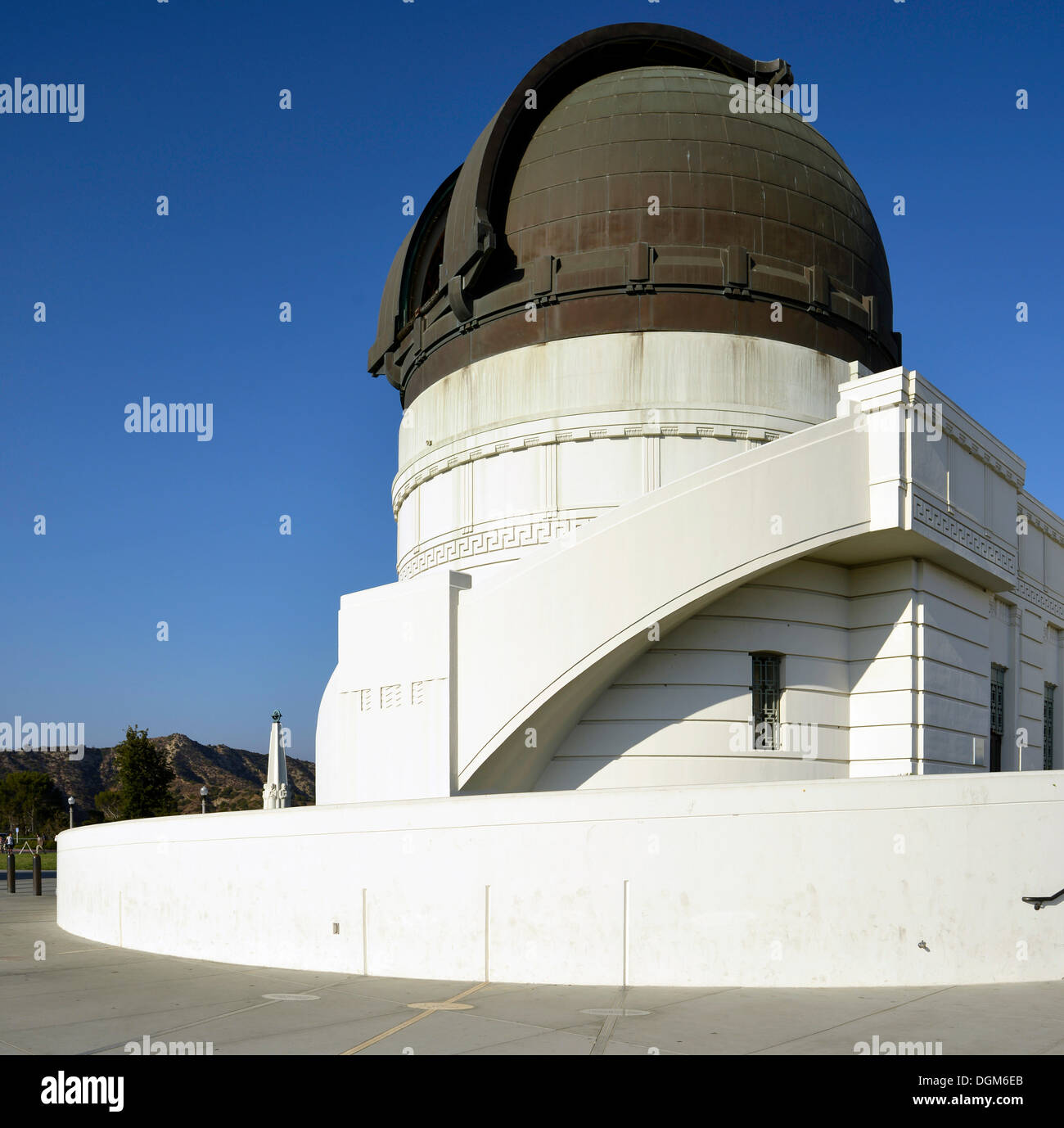 Griffith Observatory, Griffith Park, Hollywood Hills, Los Angeles, California, United States of America, USA, PublicGround Stock Photo