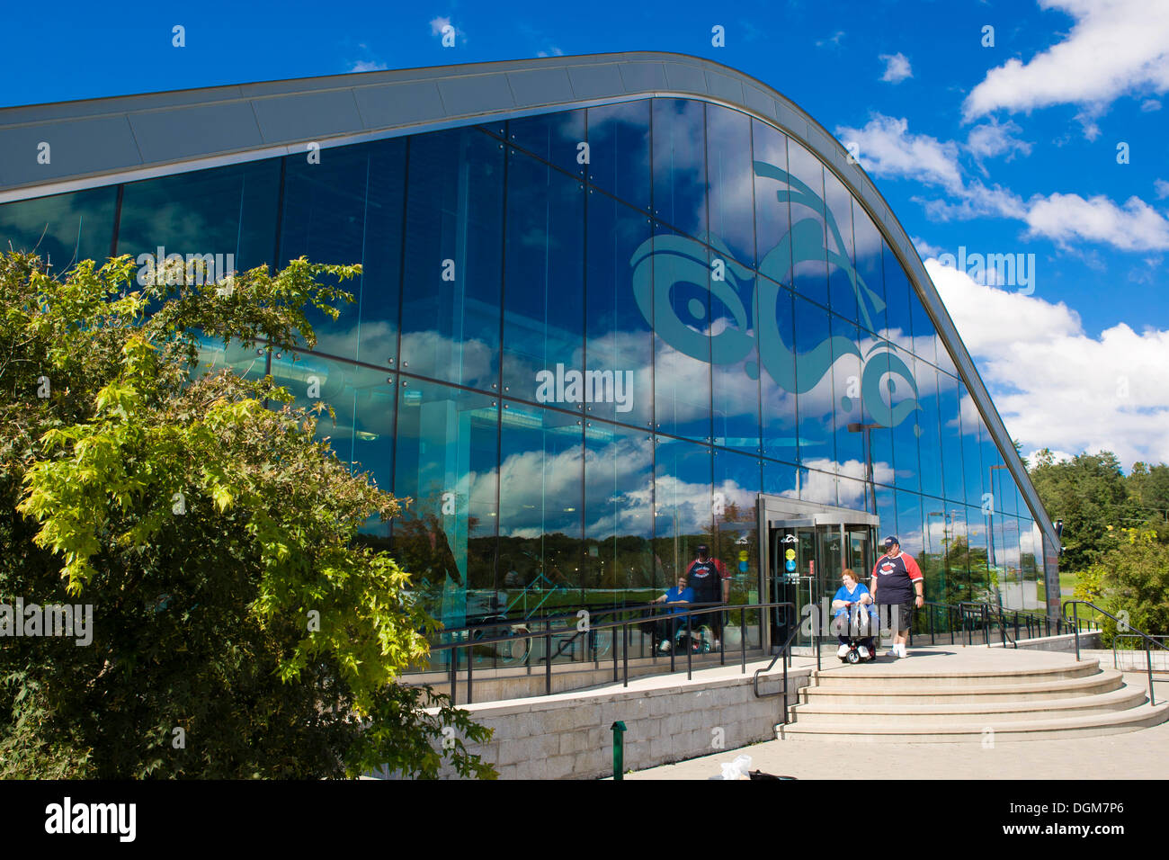 Building of motorcycle manufacturer Orange County Choppers, OCC, Orange