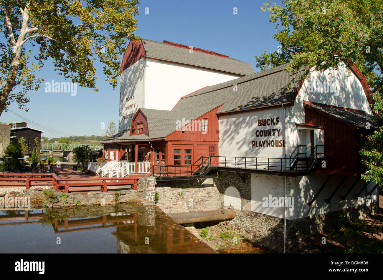 Bucks County Playhouse in New Hope, Pennsylvania. United states Stock