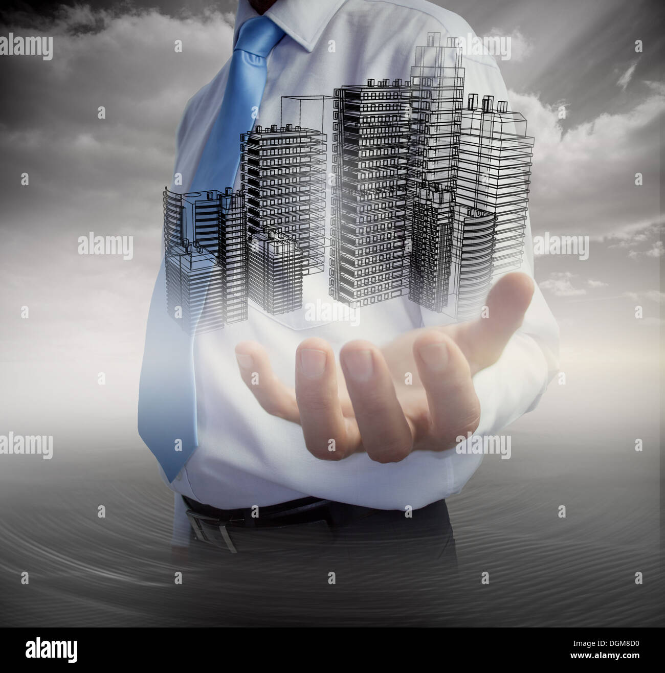 Close up businessman giving hand hi-res stock photography and images ...