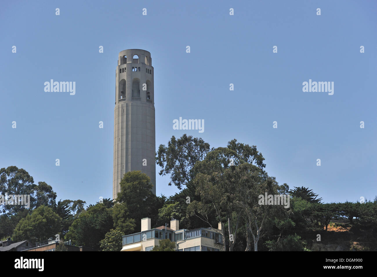 Coit Tower, San Francisco, California, USA, America Stock Photo