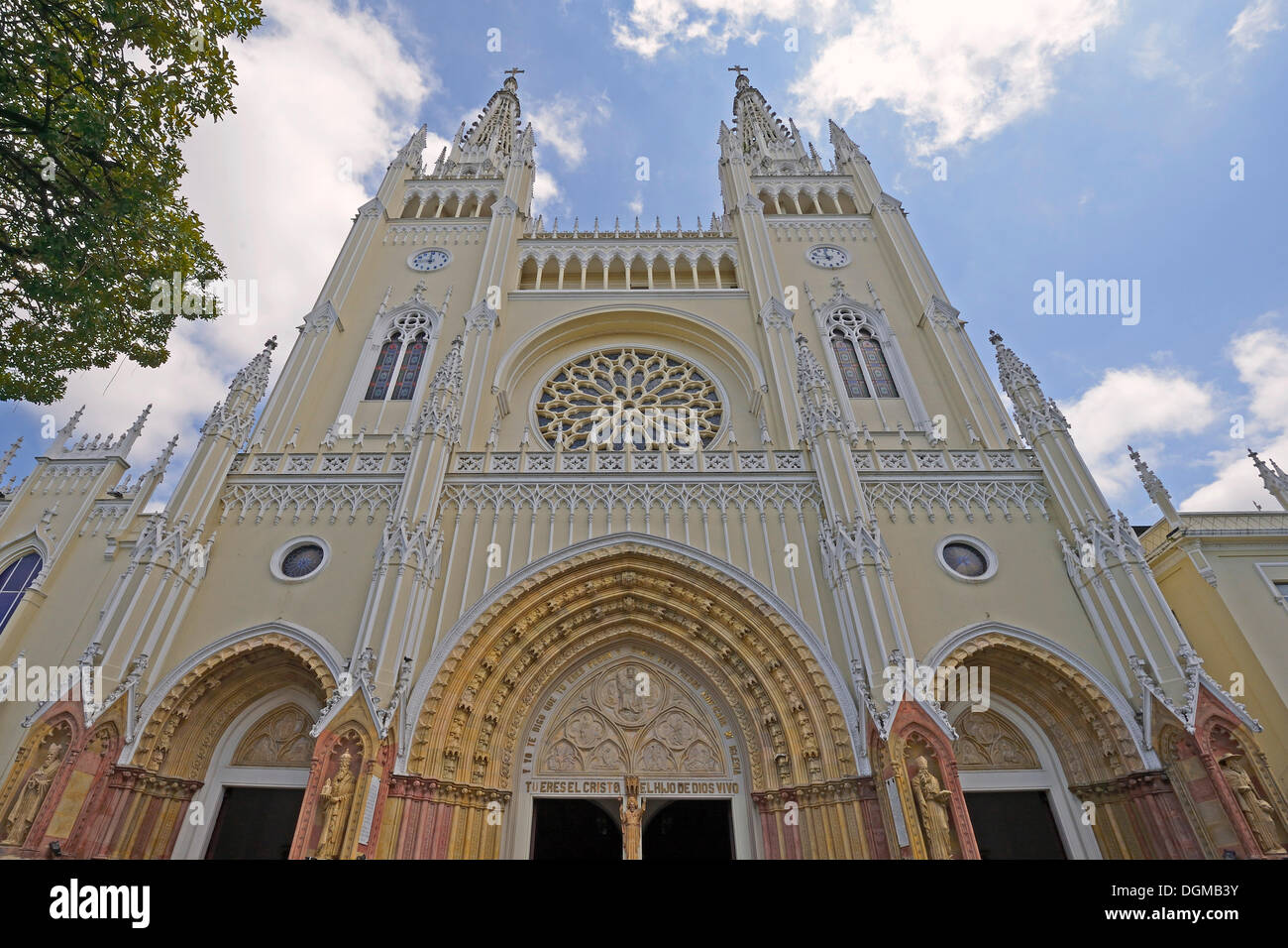 Catholic cathedral in the old city of Guayaquil, Ecuador, South America Stock Photo