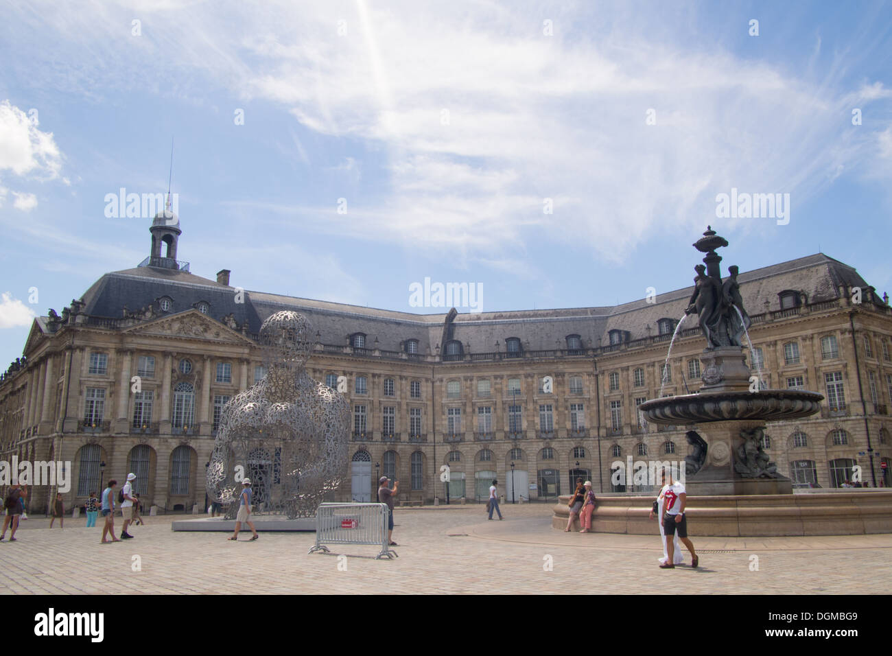 Bordeaux, in the Aquitaine Region of France. Stock Photo