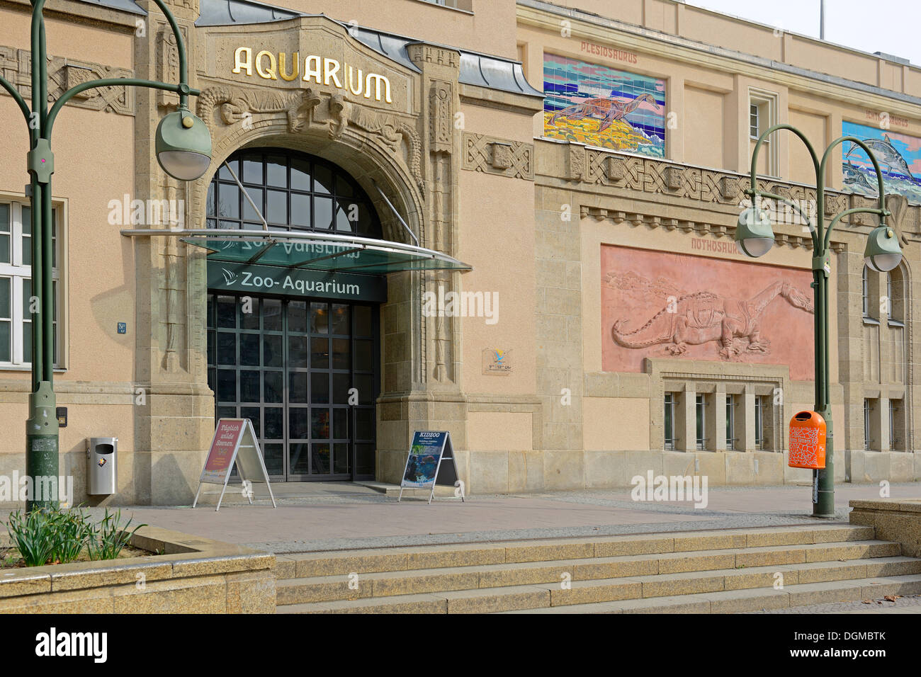 Aquarium Berlin Zoo Olof Palme Platz Square Berlin Germany Stock 