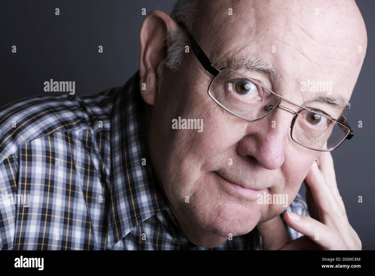 Senior citizen, elderly man, portrait Stock Photo