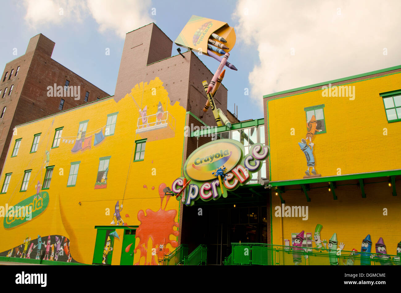 Entrance of the Crayola experience, museum and visitor center and store