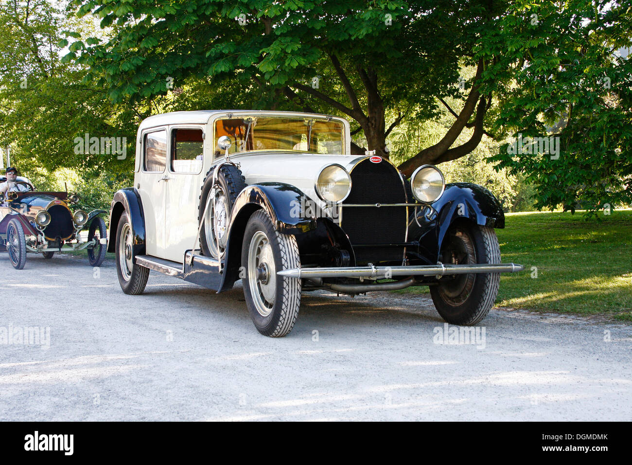 Bugatti Type 46, built in 1931, rarity from the Schlumpf Collection, Mulhouse, France, at the Herkules Bergpreis 2009 mountain Stock Photo