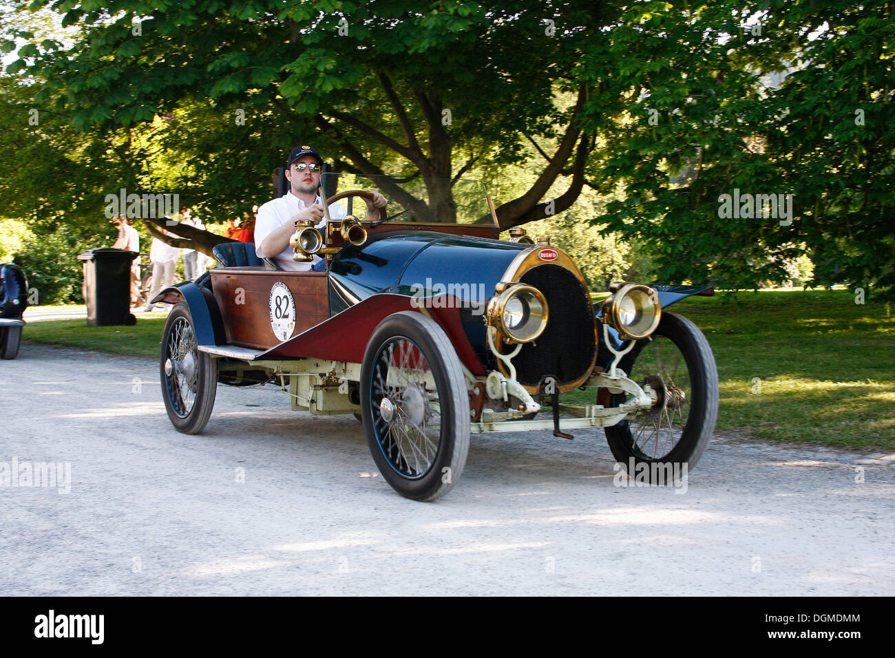 Bugatti Type 23, built in 1919, rarity from the Schlumpf Collection, Mulhouse, France, at the Herkules Bergpreis 2009 mountain Stock Photo