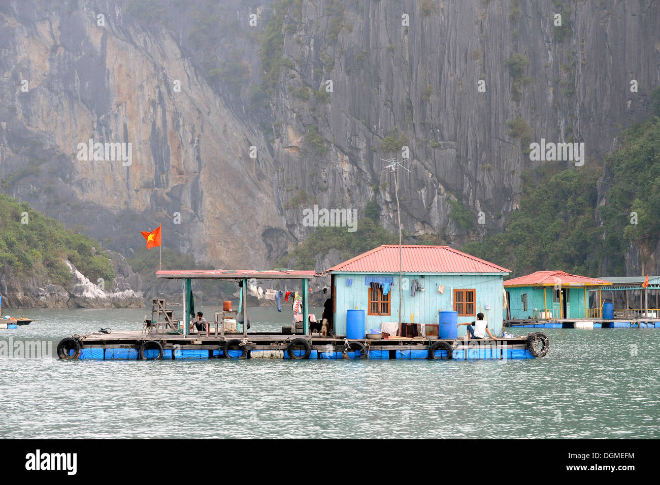 Floating fishing village, Halong Bay, Vinh Ha Long, North Vietnam