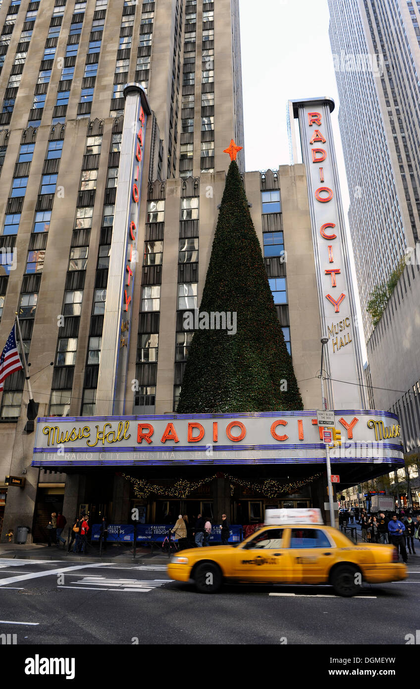Radio City Music Hall, Manhattan, New York City, New York, United States of America, USA, North America Stock Photo