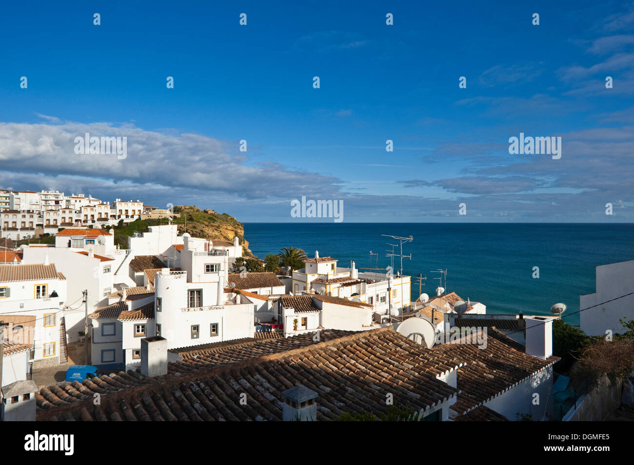 Town view, Burgau, Algarve, Portugal, Europe Stock Photo