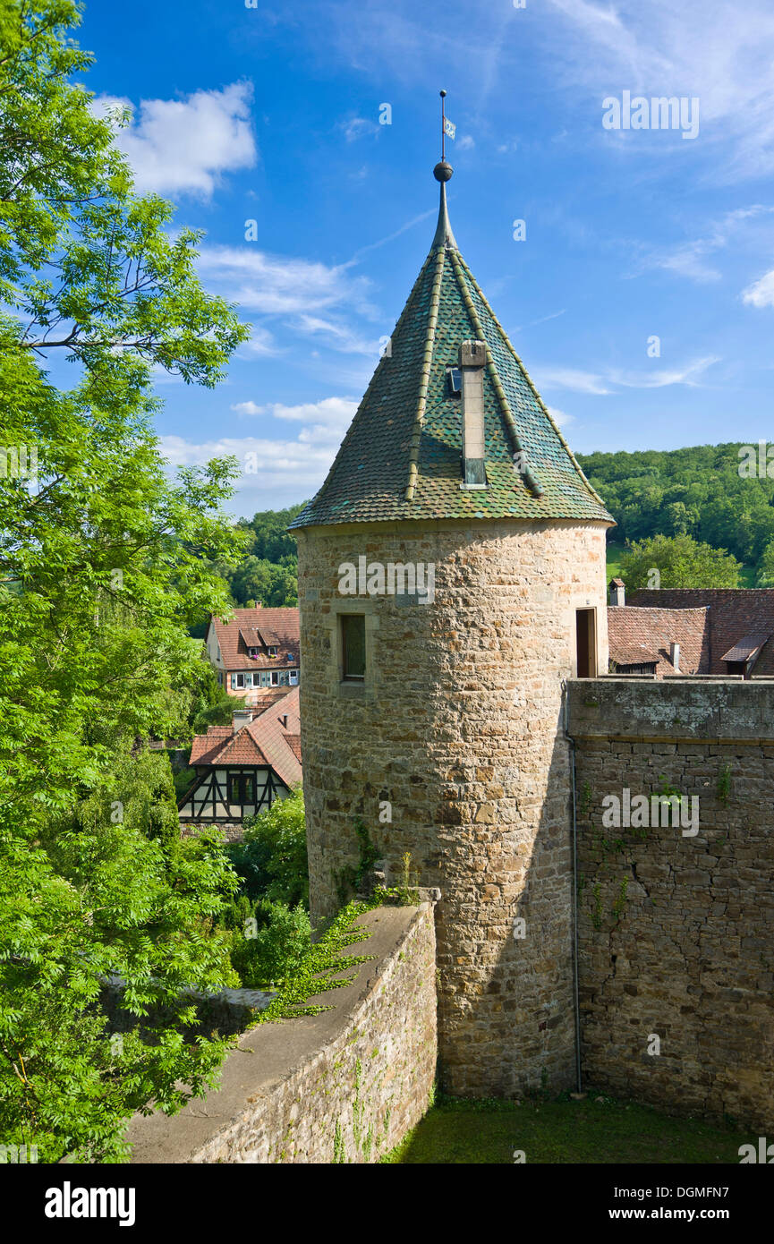 Castle walls of the monastery and palace, Bebenhausen, Tuebingen