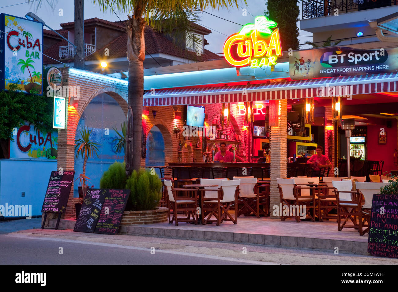 Bar, Alykanas, Zakynthos (Zante) Island, Greece Stock Photo 61917117