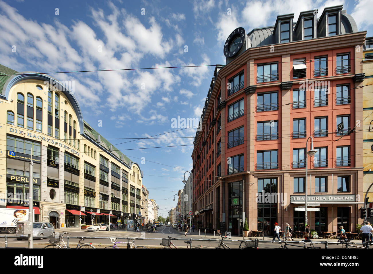 Berlin, Germany, Hackescher Office buildings and courtyards at the ...
