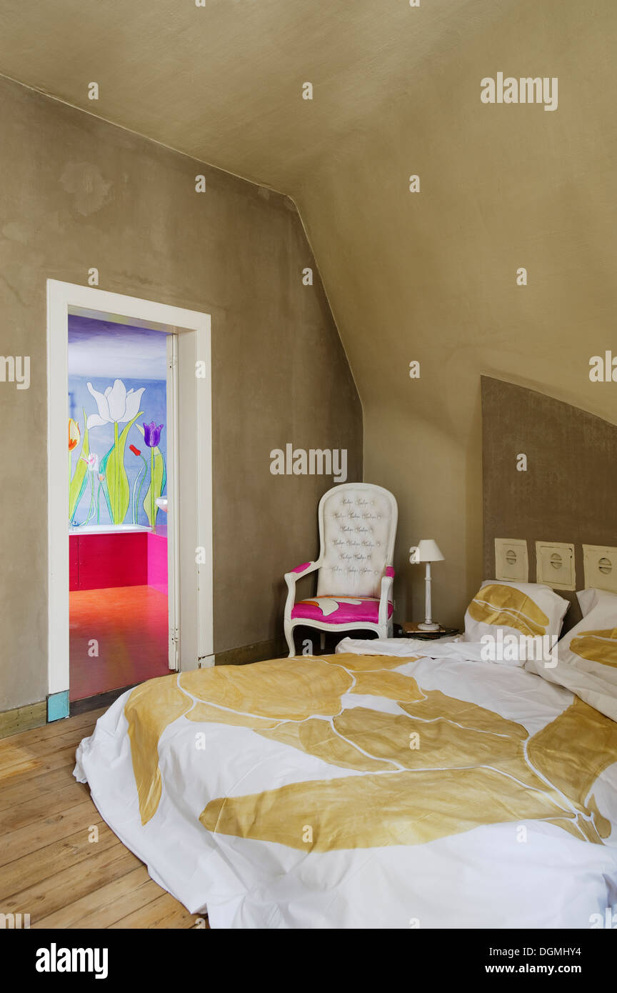 Creative bedroom decor Stock Photo Alamy