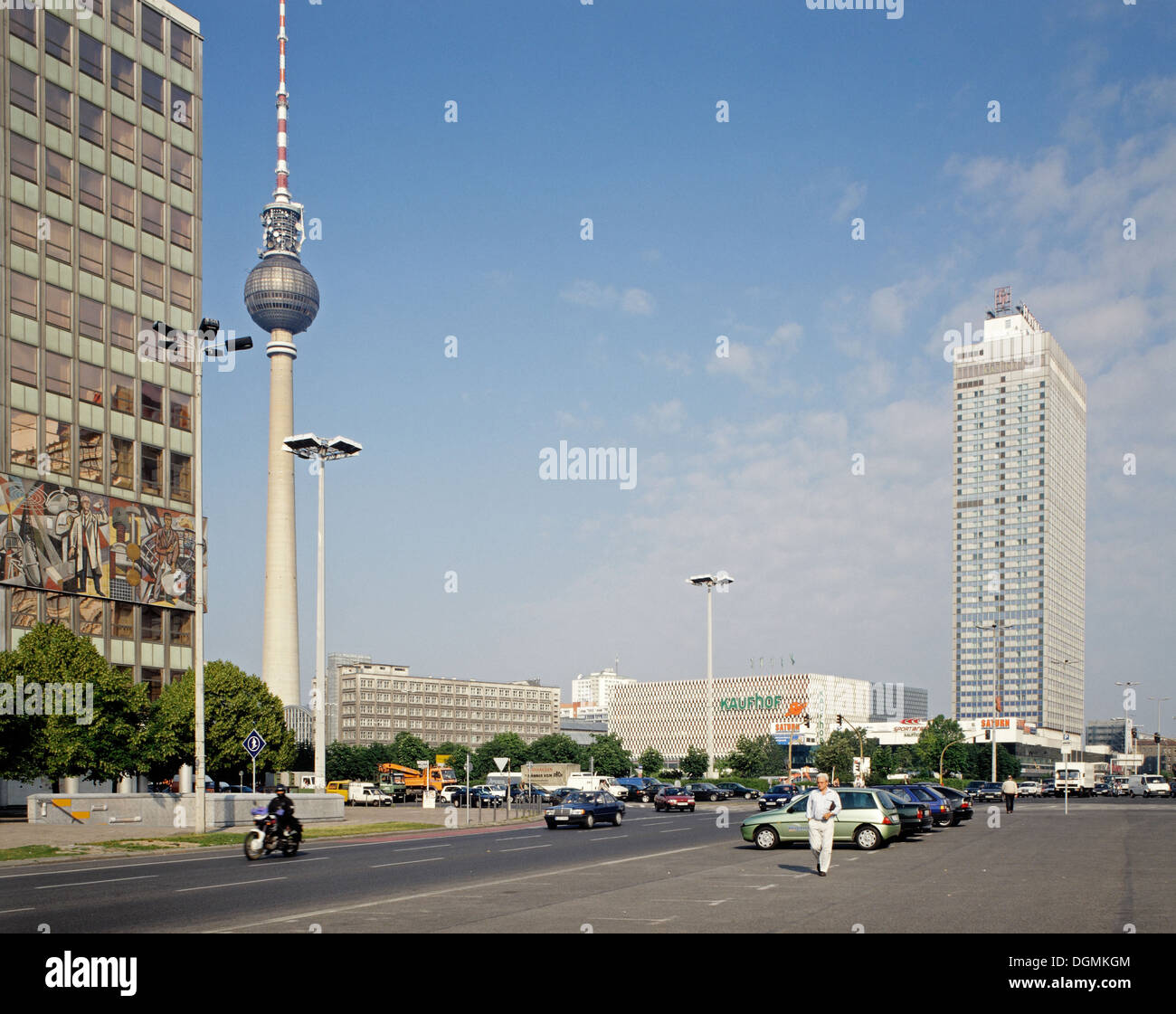 Berlin, Germany, view over Alexanderplatz Stock Photo - Alamy