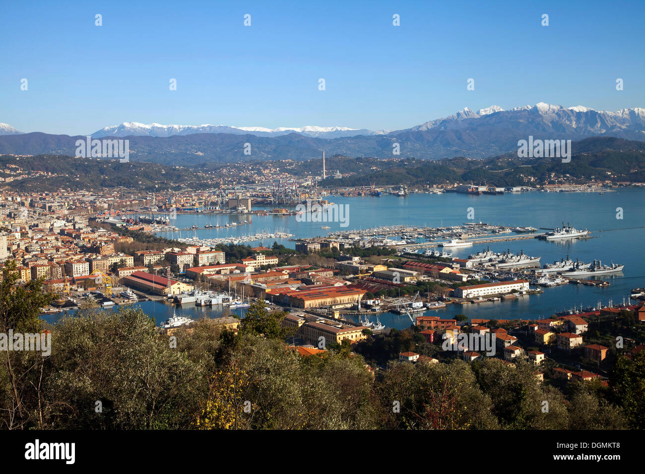 Port, La Spezia, Provinz La Spezia, Ligurien, Italy Stock Photo