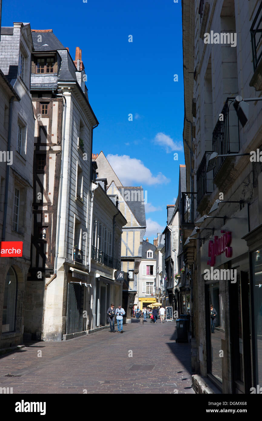 Old town, Tours, Indre-et-Loire, France Stock Photo