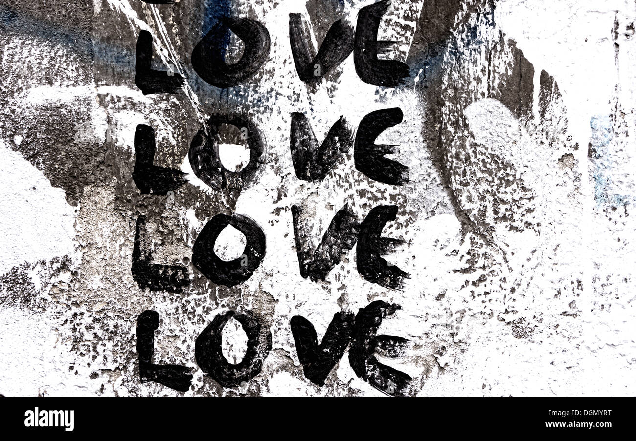 Graffiti Love,Liebe Stock Photo Alamy
