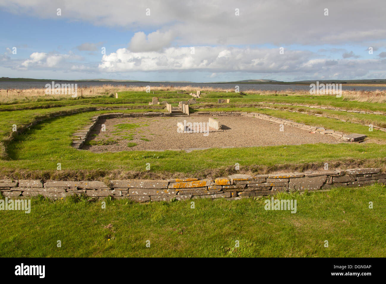 Islands of Orkney, Scotland. Picturesque view of Structure Eight