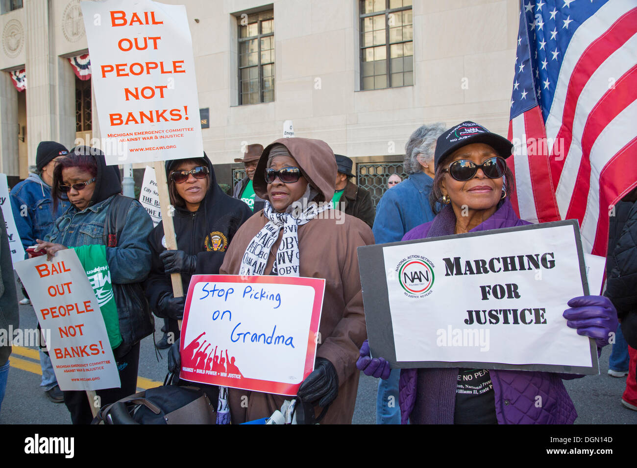 Detroit, Michigan Detroit city employees and other union members