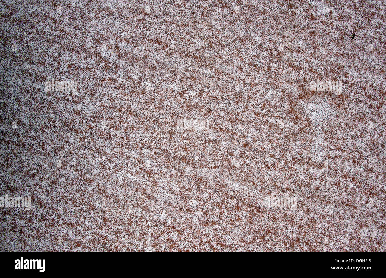 Extreme abstract closeup of texture on sheet of sandpaper Stock Photo