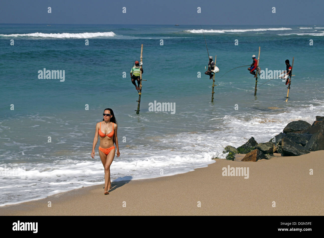 Woman fishing bikini hi-res stock photography and images - Page 2