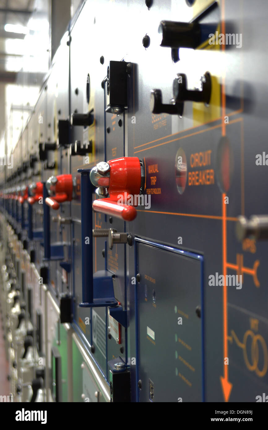 Medium voltage AC switchgear Stock Photo Alamy