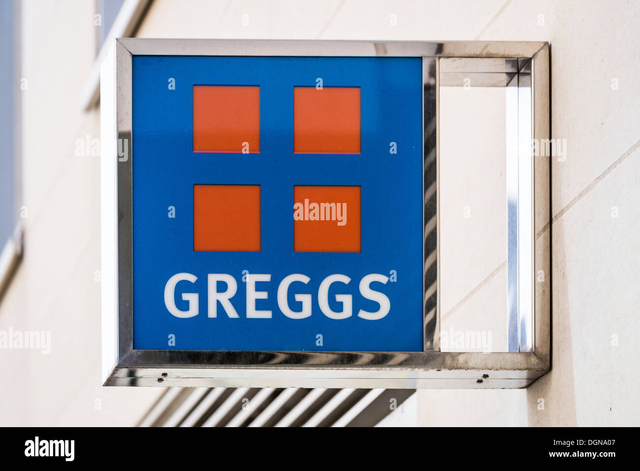 Greggs bakers sign hi-res stock photography and images - Alamy